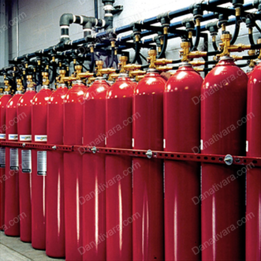 Carbon-Dioxide-Gas-Extinguishing-system سیستم اطفا کربن دی اکسید
